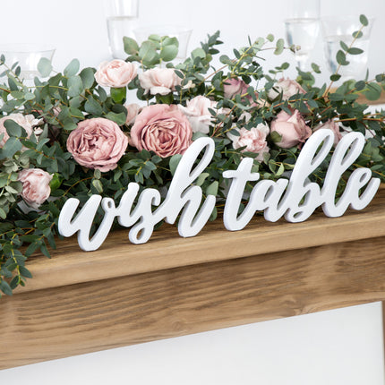 Decorazione da tavolo Wish Table White 40cm