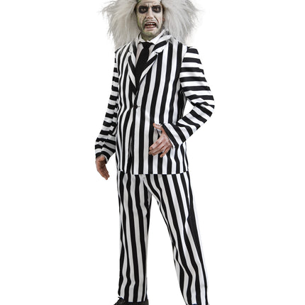 Costume Halloween Beetlejuice Uomo Deluxe