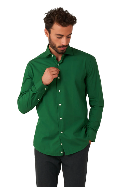 Camicia verde scuro uomo <tc>OppoSuits</tc>