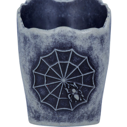Candela Teschio Decorazione da tavolo Halloween 6 cm