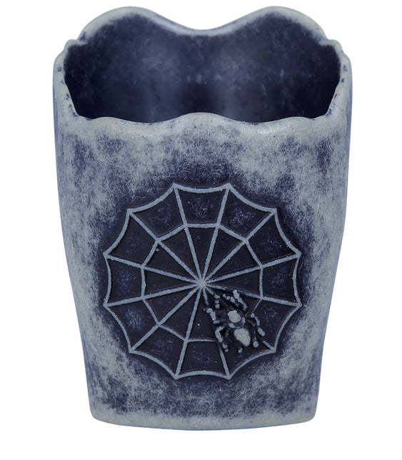 Candela Teschio Decorazione da tavolo Halloween 6 cm