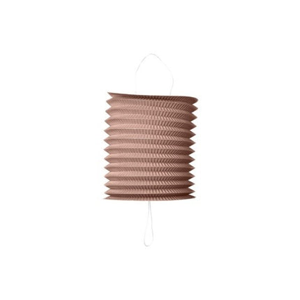 Lampione d'oro rosa metallizzato 16 cm