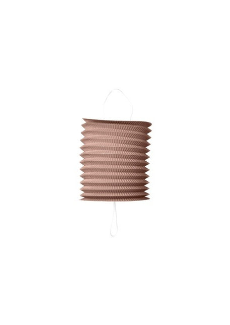 Lampione d'oro rosa metallizzato 16 cm