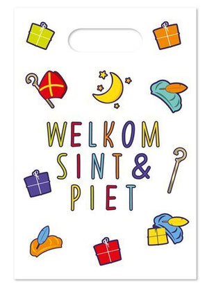 Sacchetti per feste Welcome Sint & Pieten 6 pezzi