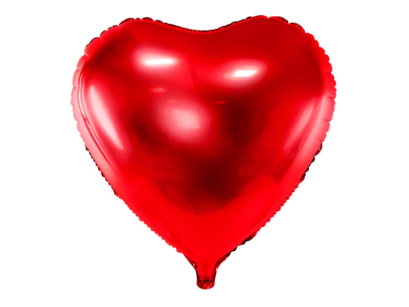 Palloncino ad elio Cuore Rosso Vuoto 61cm