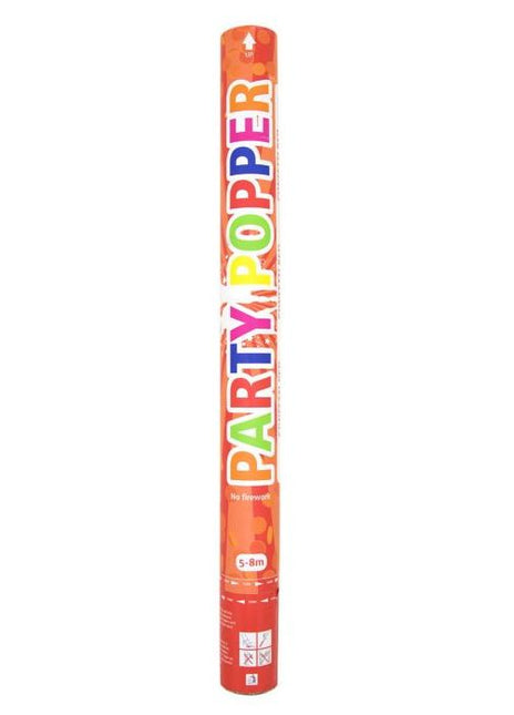 Cannone per coriandoli rosso 57 cm