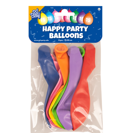 Palloncini 15 anni multicolore 30 cm 8 pezzi