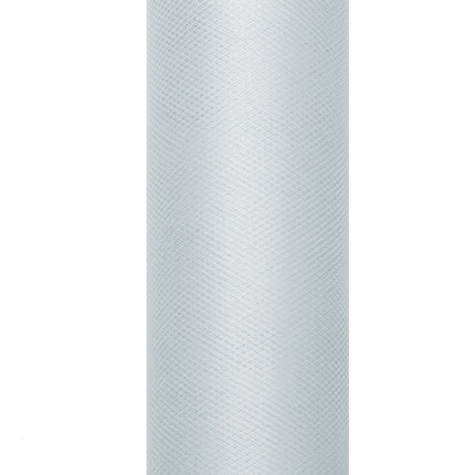 Rotolo di tulle grigio 15cm 9m