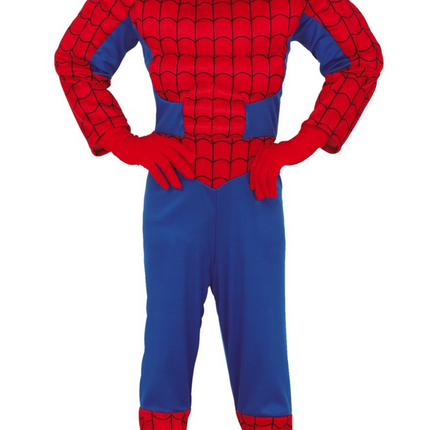 Tuta da ragno supereroe bambino muscoloso