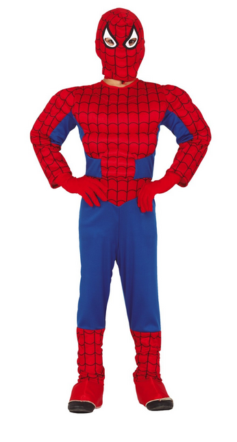 Tuta da ragno supereroe bambino muscoloso