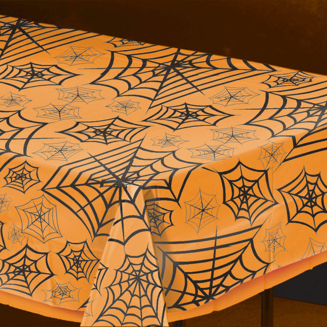 Tovaglia Halloween Ragnatela 2,74 m
