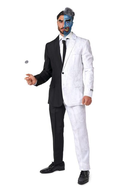 Tuta Two Face bianca e nera da uomo <tc>Suitmeister</tc>