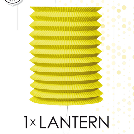 Lampione giallo Trek 16cm