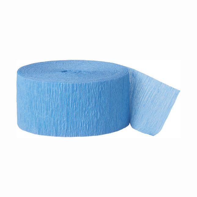 Ghirlanda di crêpe Azzurro 24m