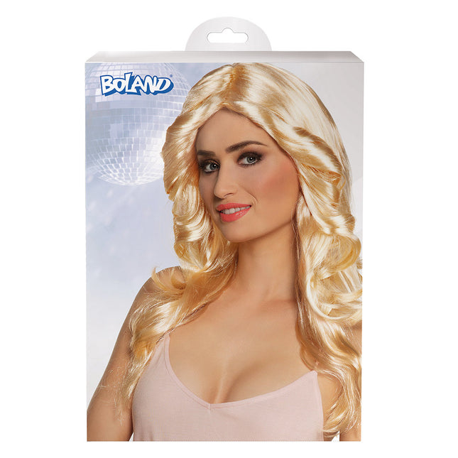 Parrucca bionda Disco Doll