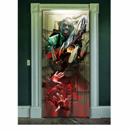 Poster Halloween Motosega 1,8m