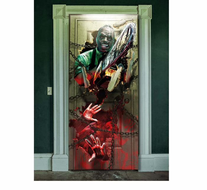 Poster Halloween Motosega 1,8m