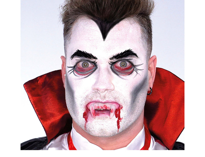 Set per il trucco di Halloween Vampiro Glitter