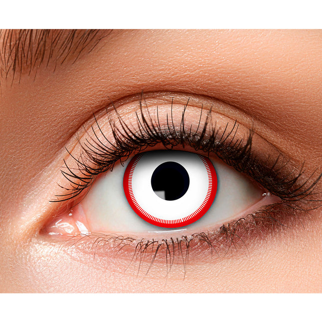 Lenti colorate Psycho White Red