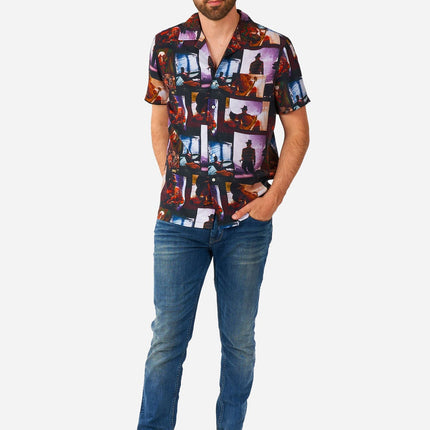 Camicia A Nightmare On Elmstreet a maniche corte da uomo <tc>OppoSuits</tc>