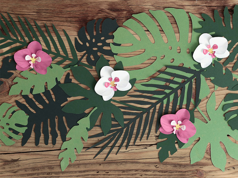 Set di decorazioni Hawaii Foglia di palma 21 pezzi