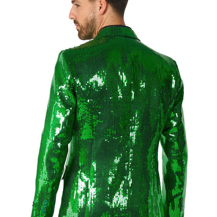 Paillet Blazer verde uomo <tc>Suitmeister</tc>