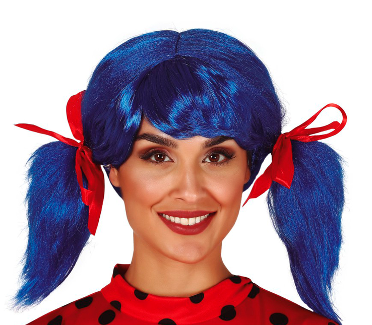 Fiocchi per parrucche blu