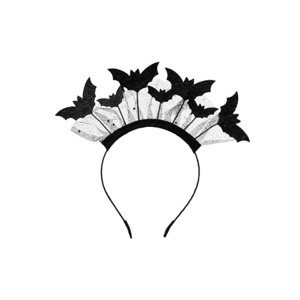 Cerchietto per capelli Halloween Pipistrelli 22 cm