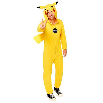 Costume da adulto Pokemon Pikachu