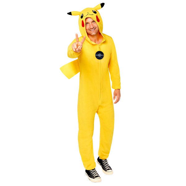 Costume da adulto Pokemon Pikachu