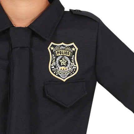 Costume da poliziotto ragazzo nero