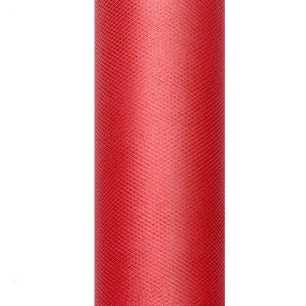 Rotolo di tulle rosso 15cm 9m
