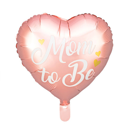 Palloncino ad elio Cuore Mamma da Diventare Rosa Vuoto 35cm