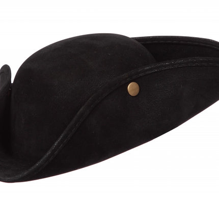 Cappello pirata nero a scatto