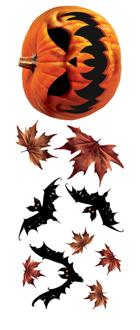 Decorazione murale di Halloween Zucca 70 cm