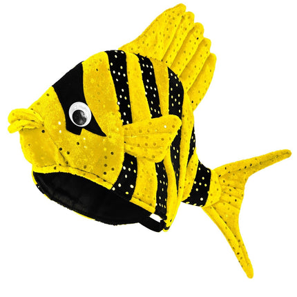 Cappello da pesce giallo