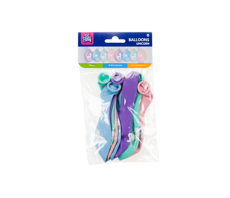 Palloncini Unicorno Colorati 30cm 8pz