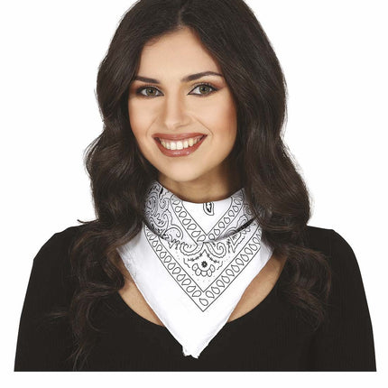 Sciarpa Bandana Bianca