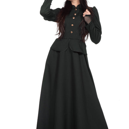 Costume da strega di Halloween nero
