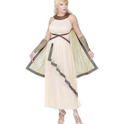 Vestito da dea greca da donna