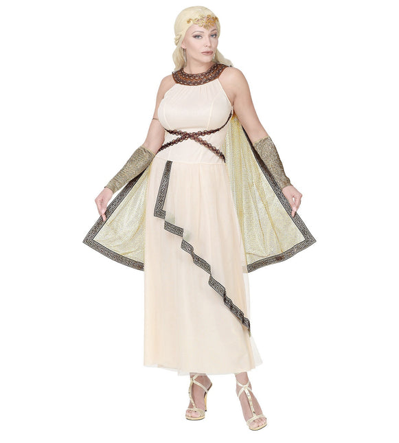 Vestito da dea greca da donna