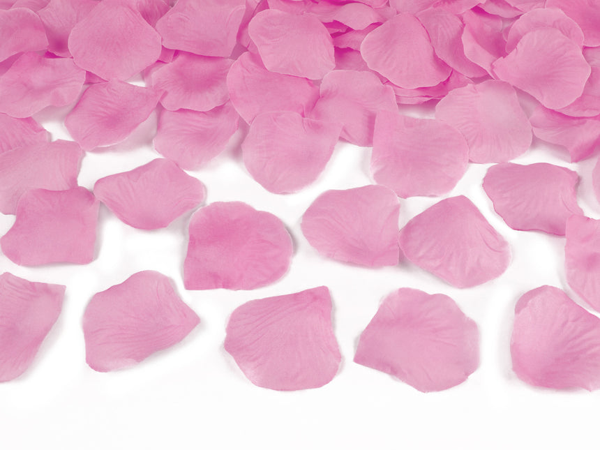 Cannone di coriandoli rosa Petali di rosa 80 cm