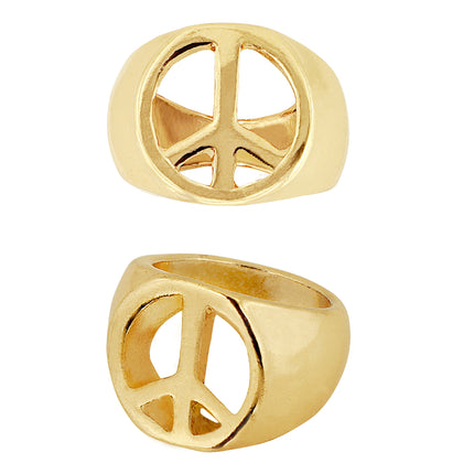 Anello d'oro Pace