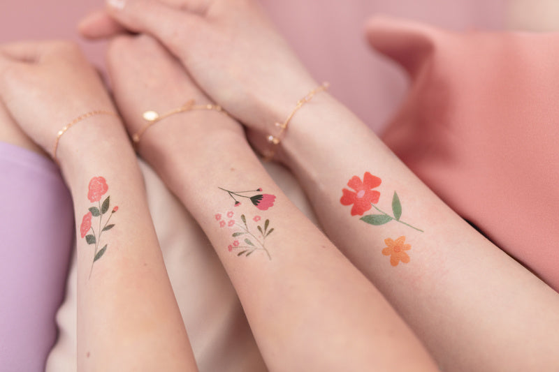 Tatuaggi Fiori Mix 19pz