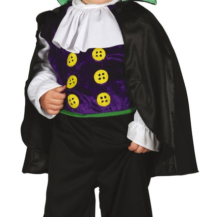 Costume da vampiro per Halloween da bambino nero