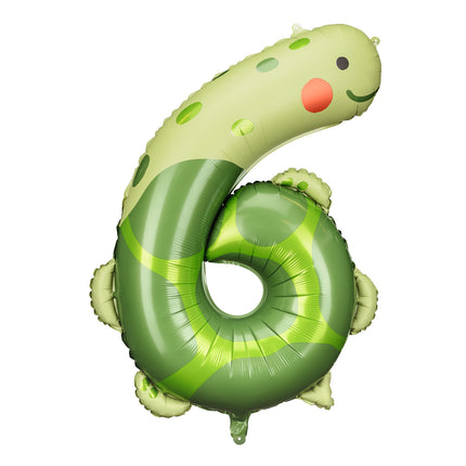 Palloncino ad elio 6 anni Tartaruga vuoto 86 cm