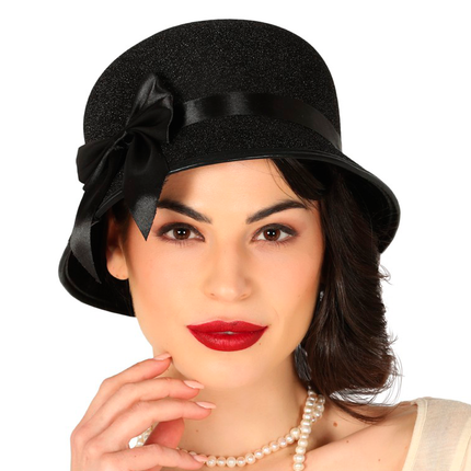 Cappello a bombetta anni '20 Donna