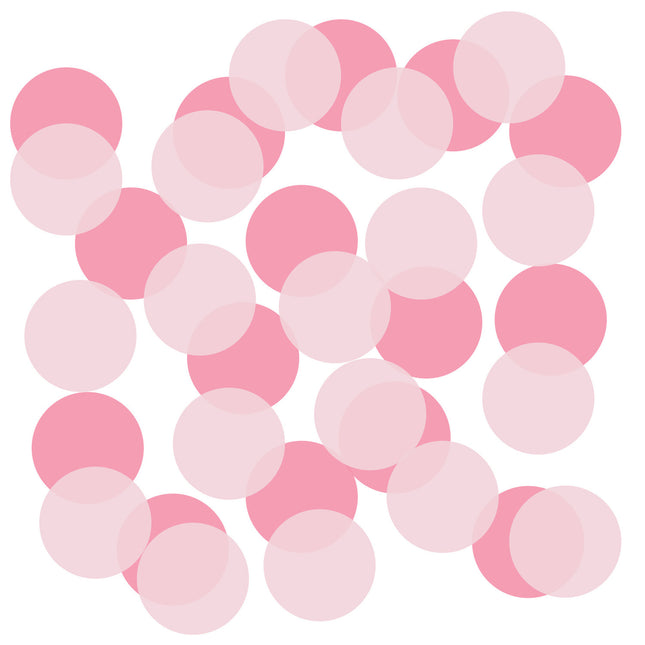 Coriandoli da tavola rosa 22g