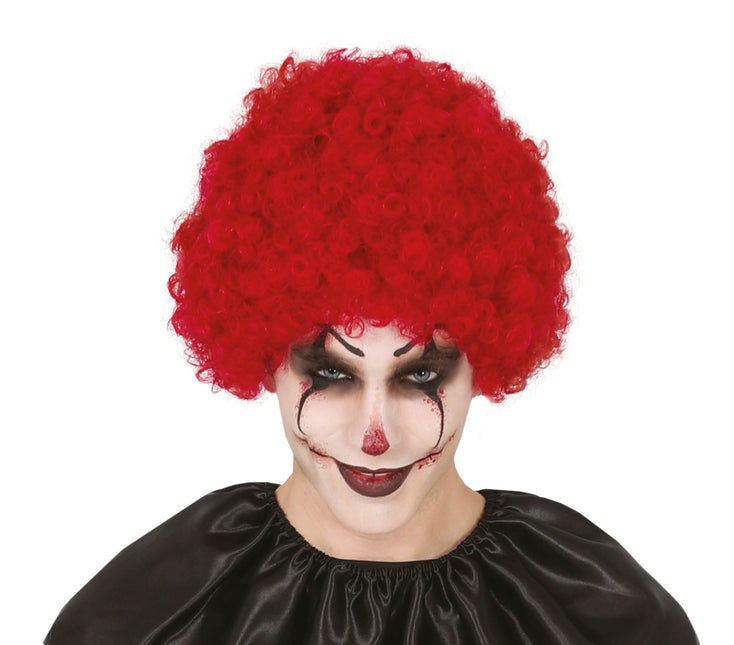 Parrucca afro di Halloween rossa