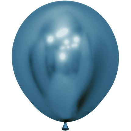 Palloncini Reflex Blu 45cm 6pz